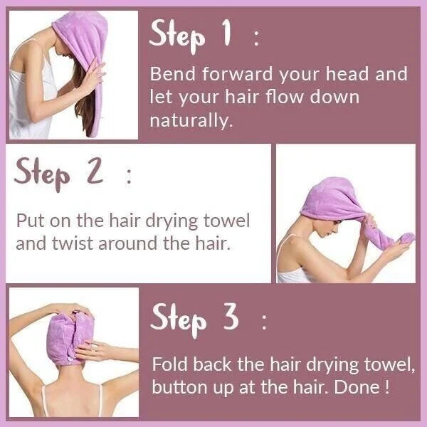 ✨Hot Sale✨ Magic Instant Dry Hair Towel