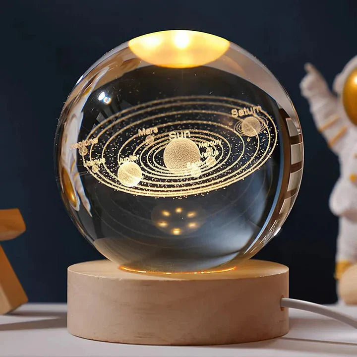 3D CRYSTAL BALL LAMP 🎁