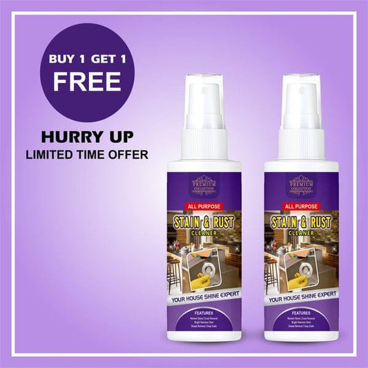 Multipurpose Stain & Rust Remover Spray (Buy One Get One Free)