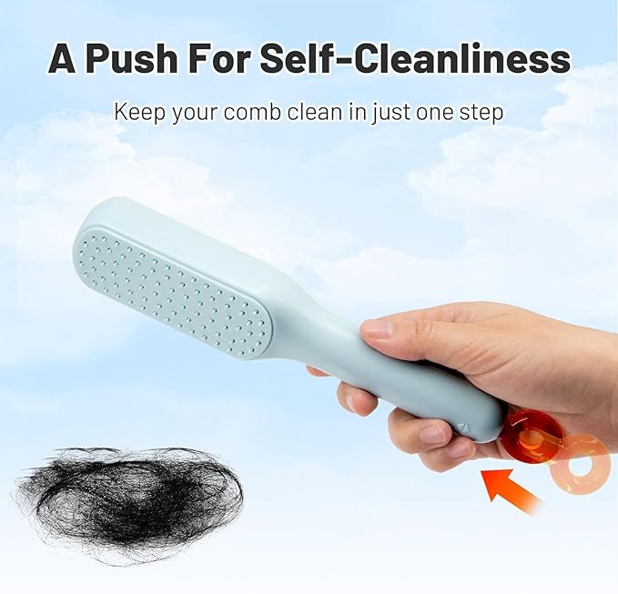 Tangle-Free | Self Cleaning Hair Brush