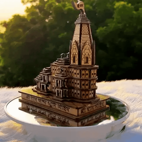 Ayodhya Shri Ram Mandir 3D Wooden Temple (FLAT 50% OFF)
