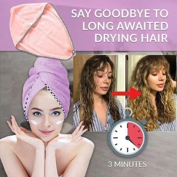 ✨Hot Sale✨ Magic Instant Dry Hair Towel